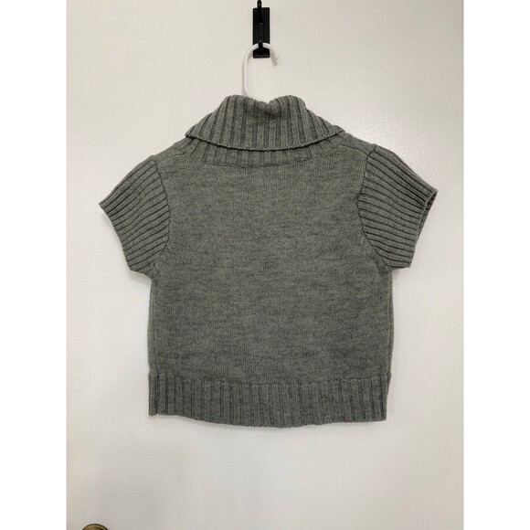 Charlotte Russe 90s Y2k Cableknit Turtleneck Short Sleeve Large Sweater - Picture 6 of 11
